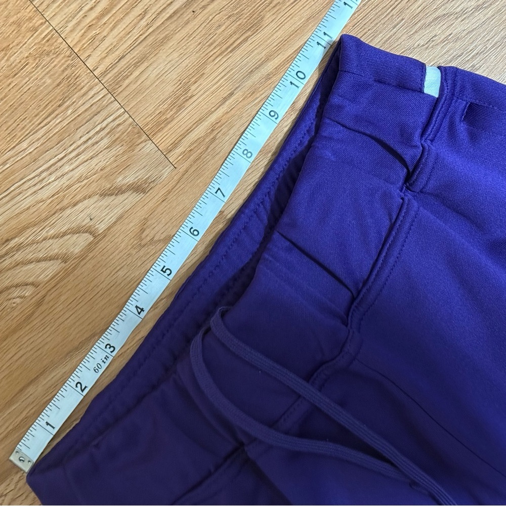 Nike Mens Pants purple Size XSmall Track Pant Zip Ankle Straight 100% Polyester - Picture 2 of 8